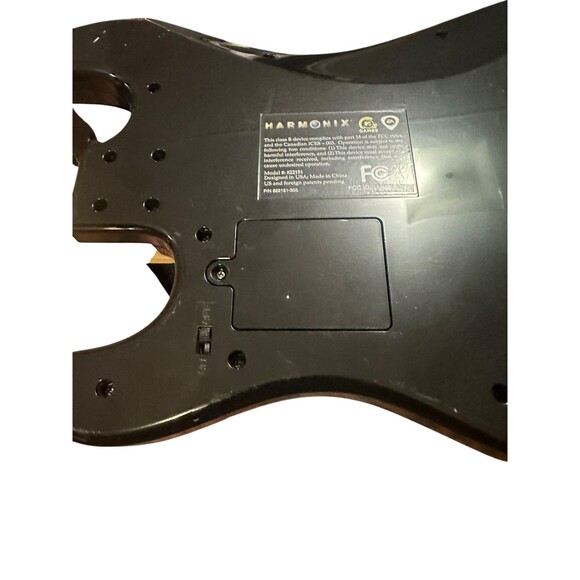 Rock Band Fender Stratocaster Guitar Controller with Dongle and Strap PS3 Black - Picture 10 of 10